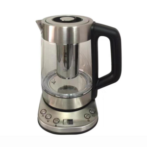 Supplier 220V Gold Automatic Temperature Control Tea Maker Electric Kettle glass electric kettle with stainless steel body