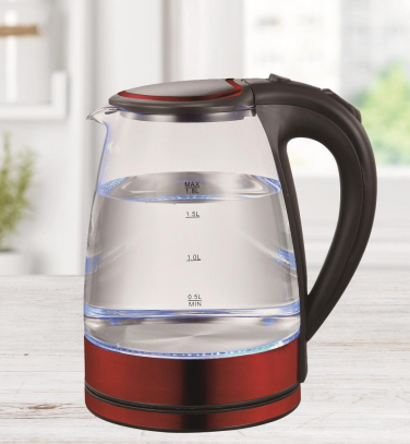 New arrive 2 L Electric Kettle Tray Set Glass Electric Kettle Tea Maker With Glass Teapot With Temperature Control base