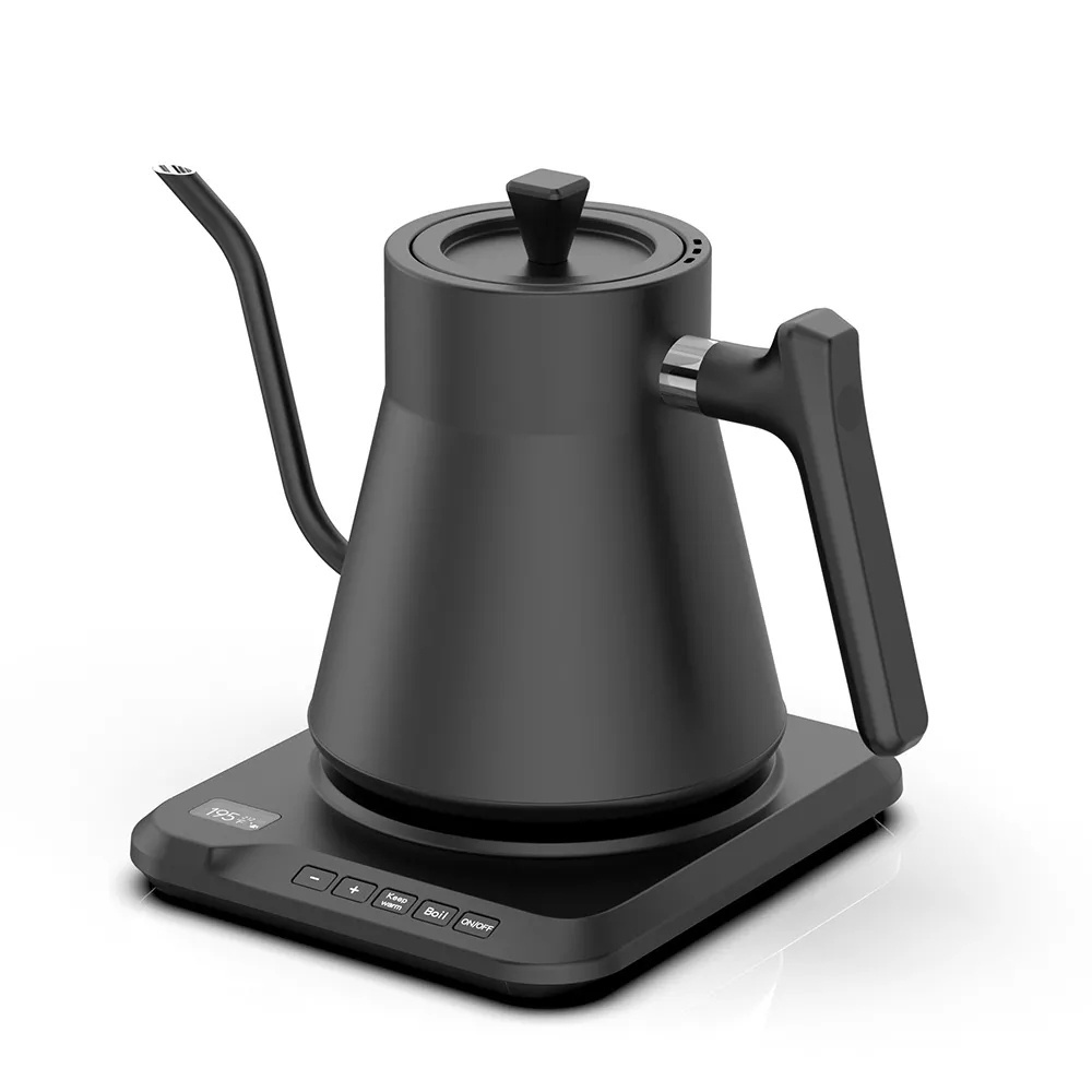 Home Appliances Electric Coffee Kettle Gooseneck Kettle Mini with Removable stainless steel tea infuser glass electric kettle