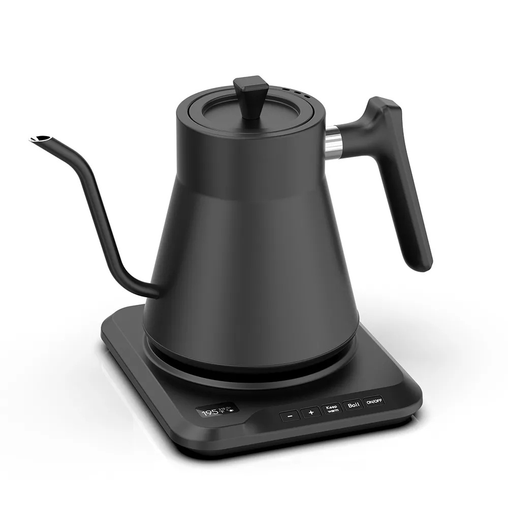 Home Appliances Electric Coffee Kettle Gooseneck Kettle Mini with Removable stainless steel tea infuser glass electric kettle