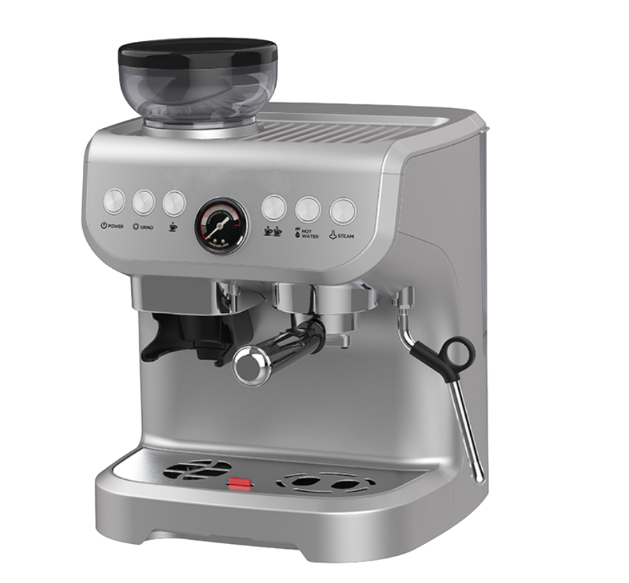 Multifunctional Espresso Coffee Maker Automatic Electric Espresso Coffee Machine with Grinder for Household and Commercial use