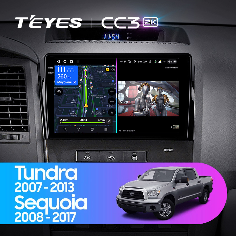 TEYES CC3L CC3 2K For Toyota Tundra XK50 2007 - 2013 Sequoia XK60 2008 - 2017 Car Radio Multimedia Video Player Navigation