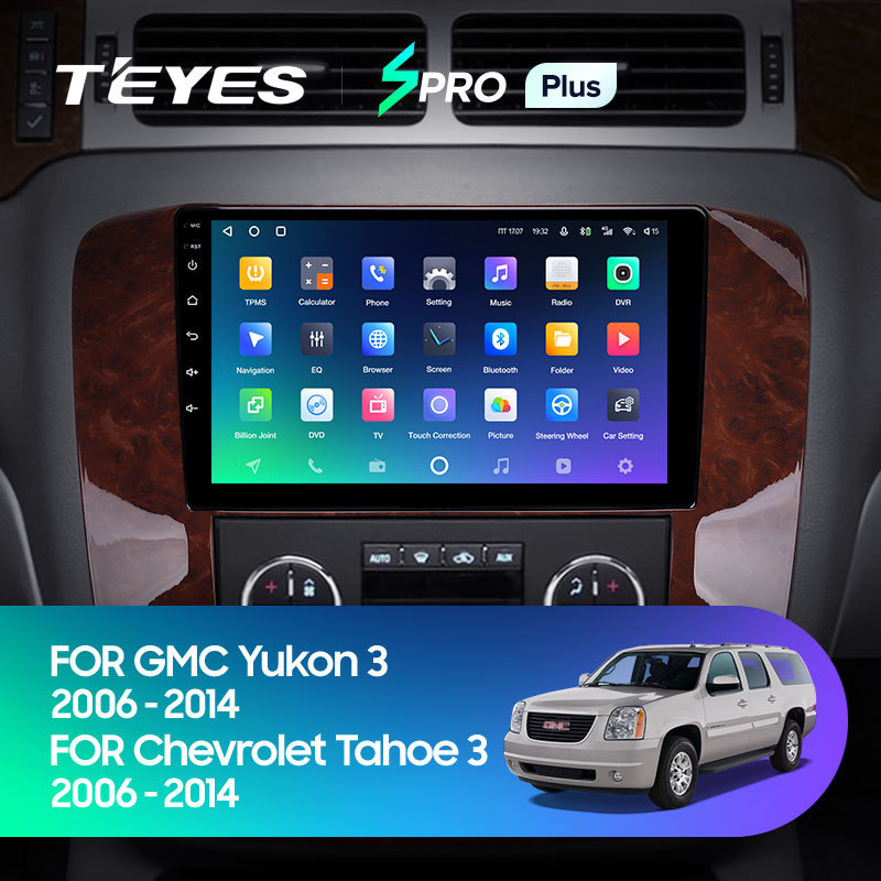 TEYES SPRO Plus For GMC Yukon 3 GMT 900 For Chevrolet Tahoe 3 III GMT900 2006 -2014 Car Radio Multimedia Video Player Navigation