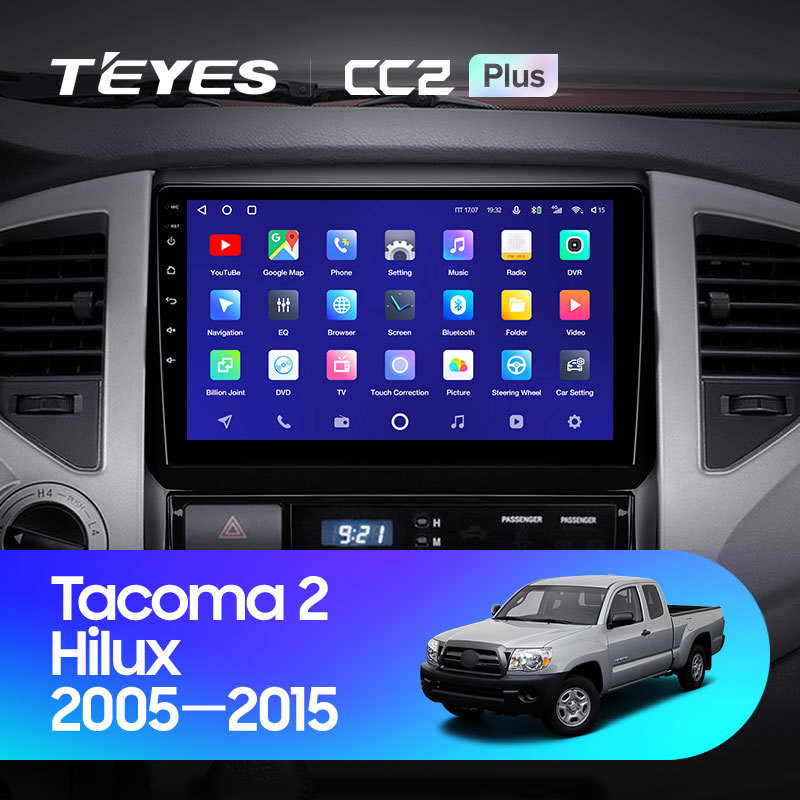 TEYES CC2L CC2 Plus For Toyota Tacoma 2 N200 Hilux 2005 - 2015 Car Radio Multimedia Video Player Navigation GPS Android No 2din