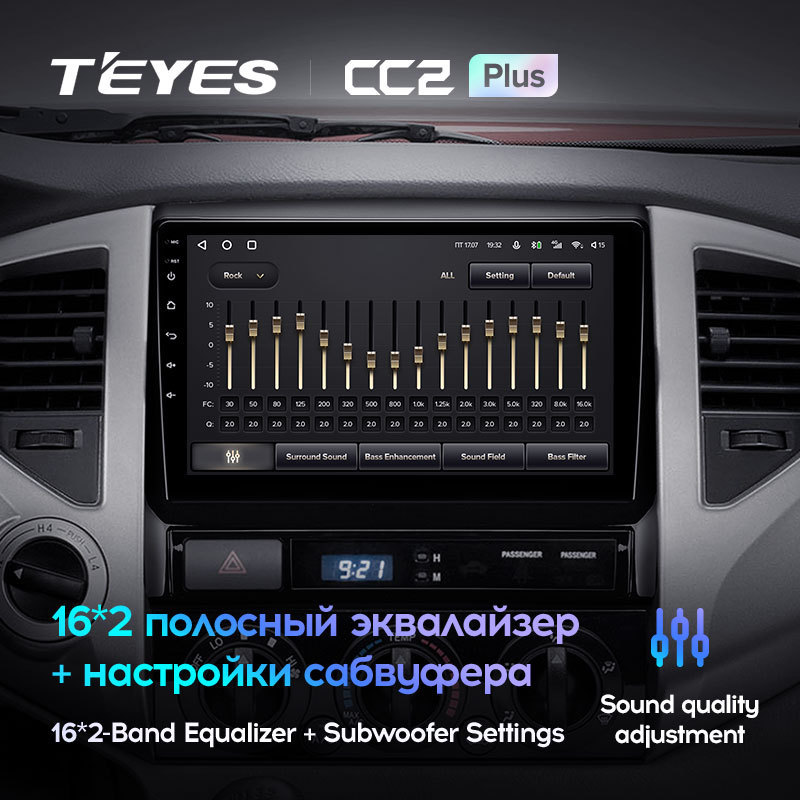 TEYES CC2L CC2 Plus For Toyota Tacoma 2 N200 Hilux 2005 - 2015 Car Radio Multimedia Video Player Navigation GPS Android No 2din