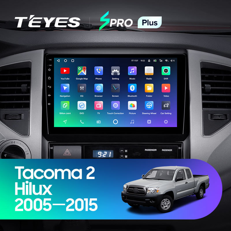 TEYES SPRO Plus For Toyota Tacoma 2 N200 Hilux 2005 - 2015 Car Radio Multimedia Video Player Navigation GPS Android 10 No 2din