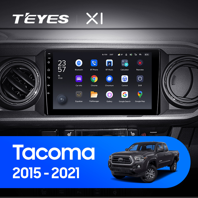 TEYES X1 For Toyota Tacoma N300 2015 - 2021 Car Radio Multimedia Video Player Navigation GPS Android 10 No 2din 2 din dvd