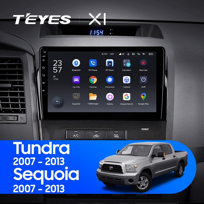 TEYES X1 For Toyota Tundra XK50 2007 - 2013 Sequoia XK60 2008 - 2017 Car Radio Multimedia Video Player Navigation No 2din 2 din