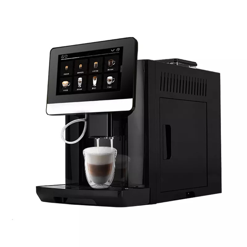 Bean to cup one touch cappuccino latte home smart automatic machine 19 bar pressure espresso coffee maker with grinder