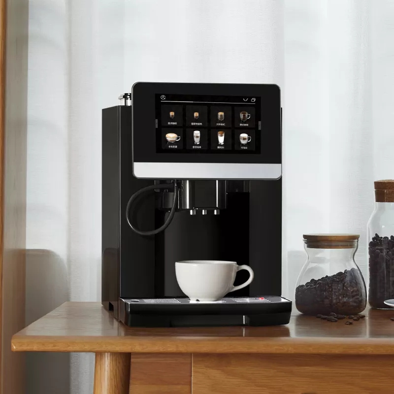 Bean to cup one touch cappuccino latte home smart automatic machine 19 bar pressure espresso coffee maker with grinder