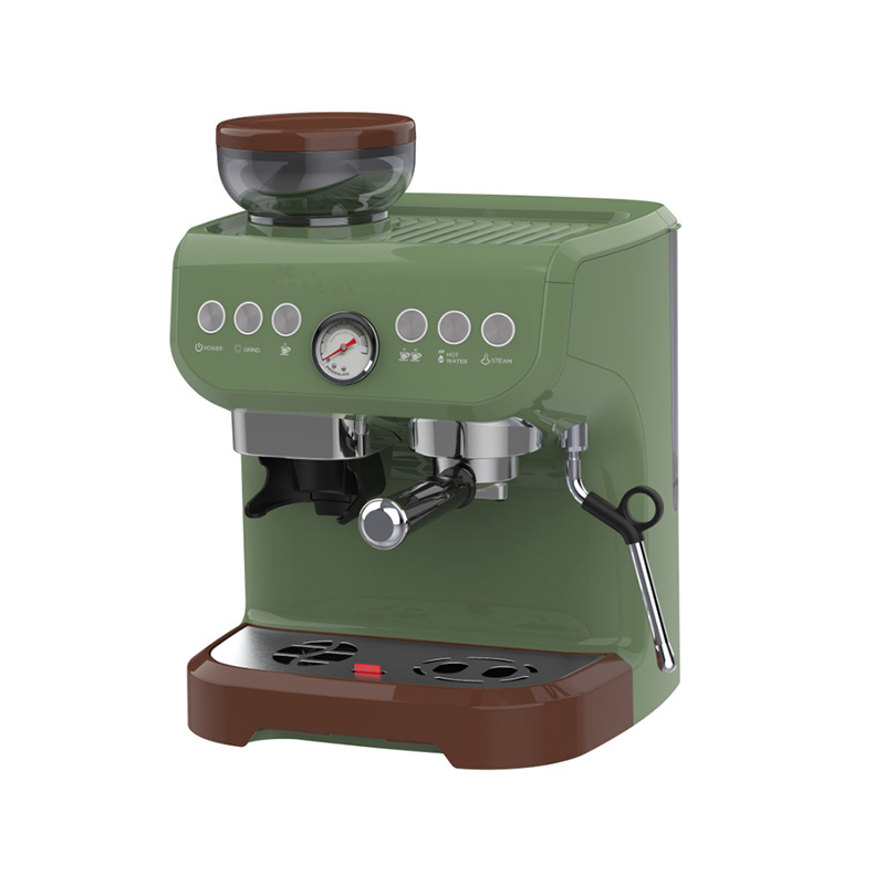 Espresso Coffee Maker Automatic Electric Espresso Coffee Machine with Grinder for Household and Commercial use