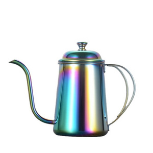 Coffee Tea Hand Pot Food Grade Stainless Steel Gooseneck Drip Kettle Swan Neck Mouth Coffee Pot Kitchen Accessories