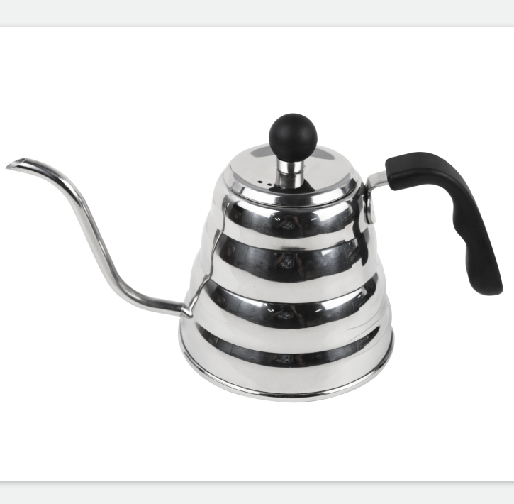 Stainless Steel Mounting Bracket Hand Punch Pot Coffee Pots With Lid Drip Gooseneck Spout Long Mouth Coffee Kettle Teapot