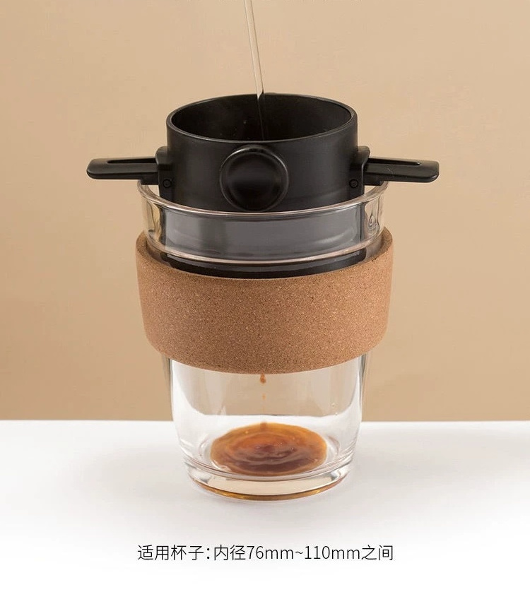 Foldable Reusable Coffee Filter Coffee Maker Mesh Holder Stainless Steel Machine for Household Kitchen Coffee Decoration