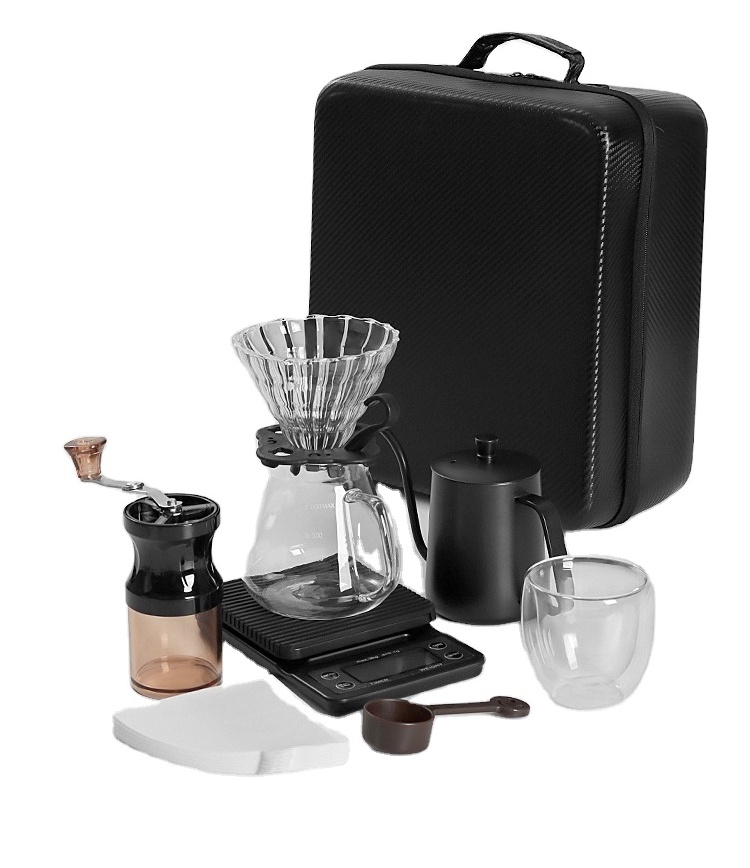 Coffee Set Specialized Pour over Drip Coffee Maker Cafe Accessories Barista Tools Kit Portable Coffeeware Sets Filter New