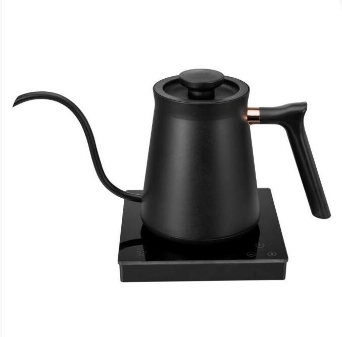 304 Stainless Steel Electrical Coffee Kettle Gooseneck 600ml Pour Over Electric Coffee Kettle