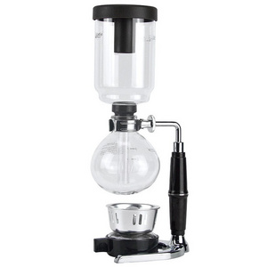 Japanese Style Siphon Coffee Maker Tea Siphon Pot Vacuum Coffeemaker Glass Type Coffee Machine Filter 3cups Household Pot