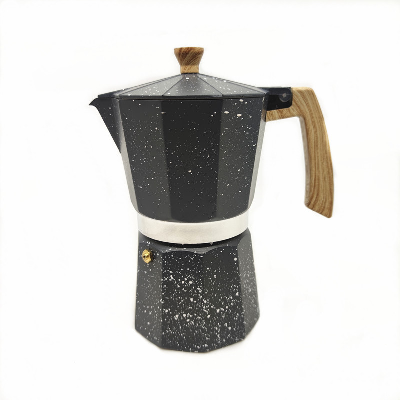 Aluminum Stove Top Espresso Maker Percolator Pot for Moka Cuban Coffee Cappuccino Latte and More Perfect for Camping 6 Cup