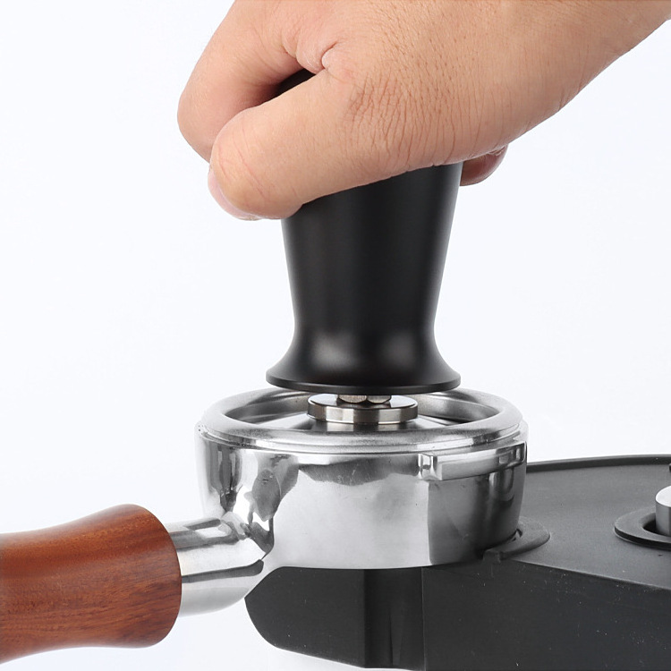 Espresso Tamper Premium Barista Coffee Tamper with Calibrated Spring Loaded 100% Stainless Steel Base Tamper