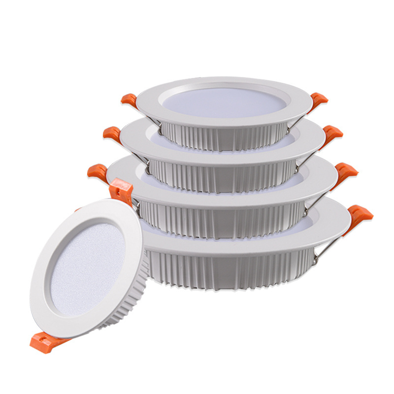 4 6 8 inch LED Round Down Light 5W 9W 12W 18W 24W Slim Recessed   Spotlight Dimmable Panel LED Downlight