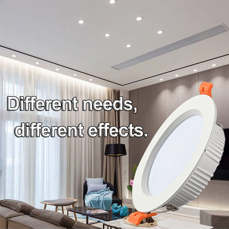 4 6 8 inch LED Round Down Light 5W 9W 12W 18W 24W Slim Recessed   Spotlight Dimmable Panel LED Downlight