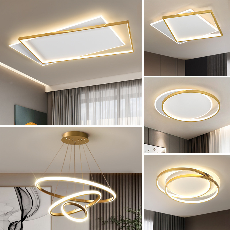 Zhongshan Mounted Recessed Living Room Bedroom Design Flush Mount Lighting Modern LED Ceiling Light