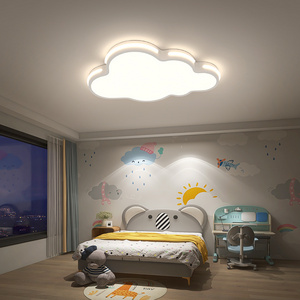 New Creative white Cloud Ceiling Lamp Bedroom Children's Bedroom Led Lights Iron Modern Acrylic for Kids room decor living room