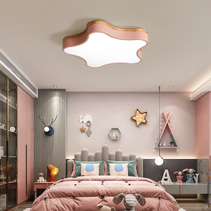 Creative children's room Ceiling Lighting bedroom study decoration lamps metal LED pentagram Ceiling Light