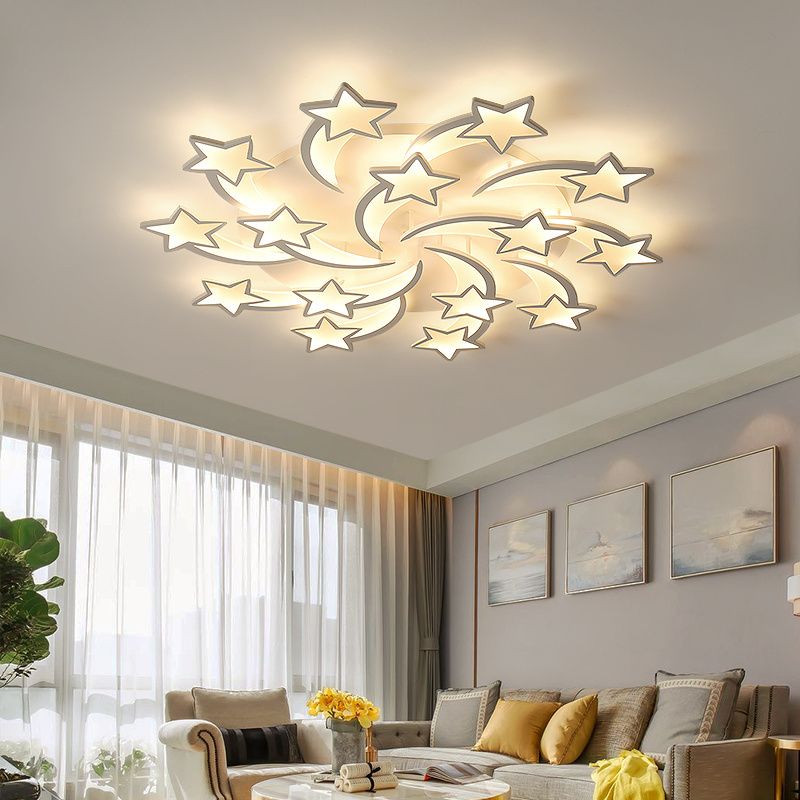 new design flush mounted star ceiling luxury fancy Decorative Lamp Ceiling light for living room