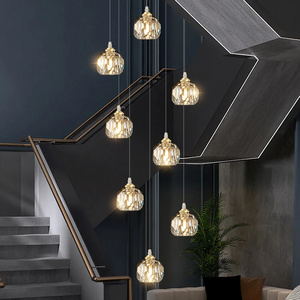 Superior sense of personality villa living room chandelier popular dining room stairwell pendant light