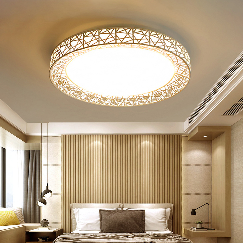 Fancy Decorative LED Ceiling Light Modern Bird Nest style Round Cheap LED Metal Acrylic Surface Mounted Ceiling lamps