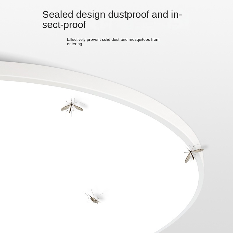 ultra-thin round waterproof bathroom bathroom balcony bedroom kitchen and bathroom lights hallway led three anti ceiling lights