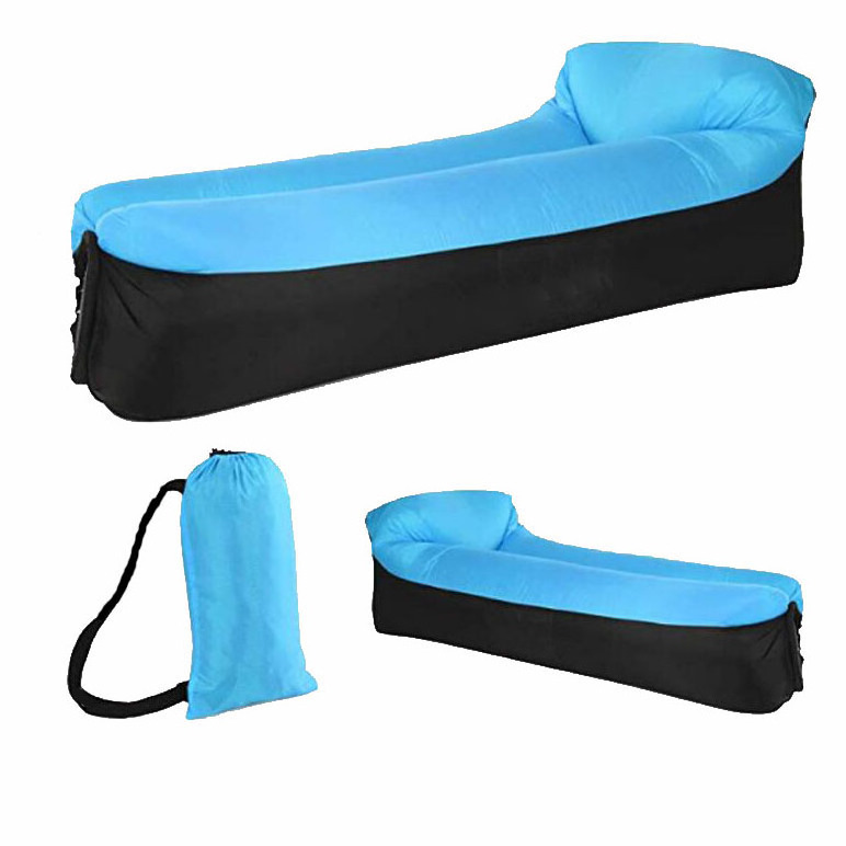 Air sofa Laybag Lazy Inflatable Couch Lounger Camping Air Mattress Sofa Beach Camping Sleeping Bag