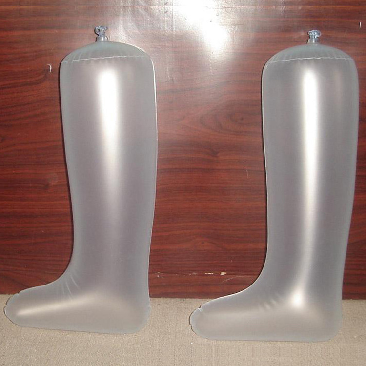 custom printing Inflatable Boot Keeper Inflatable Plastic Shoe Tree For Boots