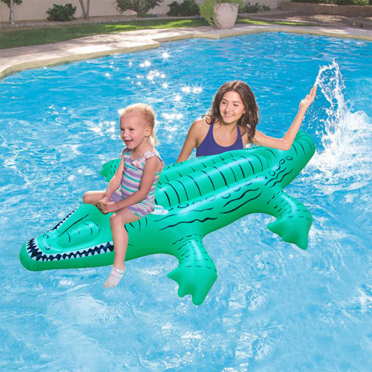 Hot selling Swim Giant Inflatable alligator Pool Float inflatable Crocodile swim pool float