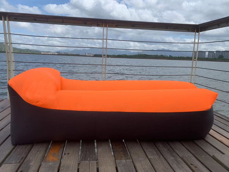 Air sofa Laybag Lazy Inflatable Couch Lounger Camping Air Mattress Sofa Beach Camping Sleeping Bag