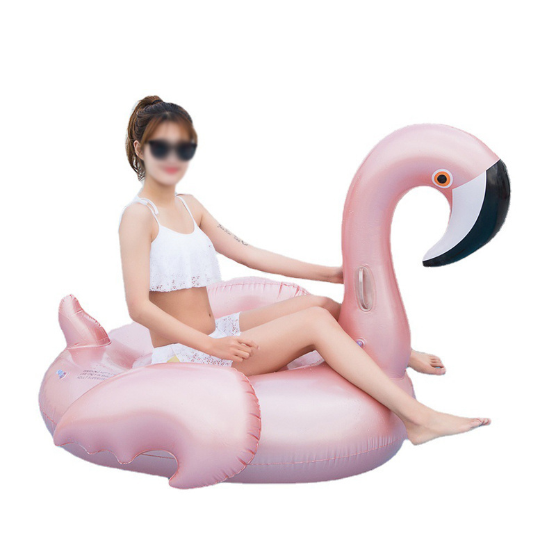 Hot sale water toys Small size inflatable pool floats golden flamingo