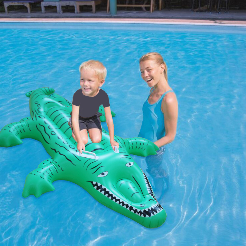 Hot selling Swim Giant Inflatable alligator Pool Float inflatable Crocodile swim pool float