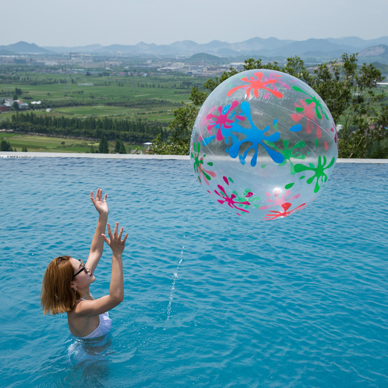 Hot selling transparent giant beach ball inflatable clear water ball