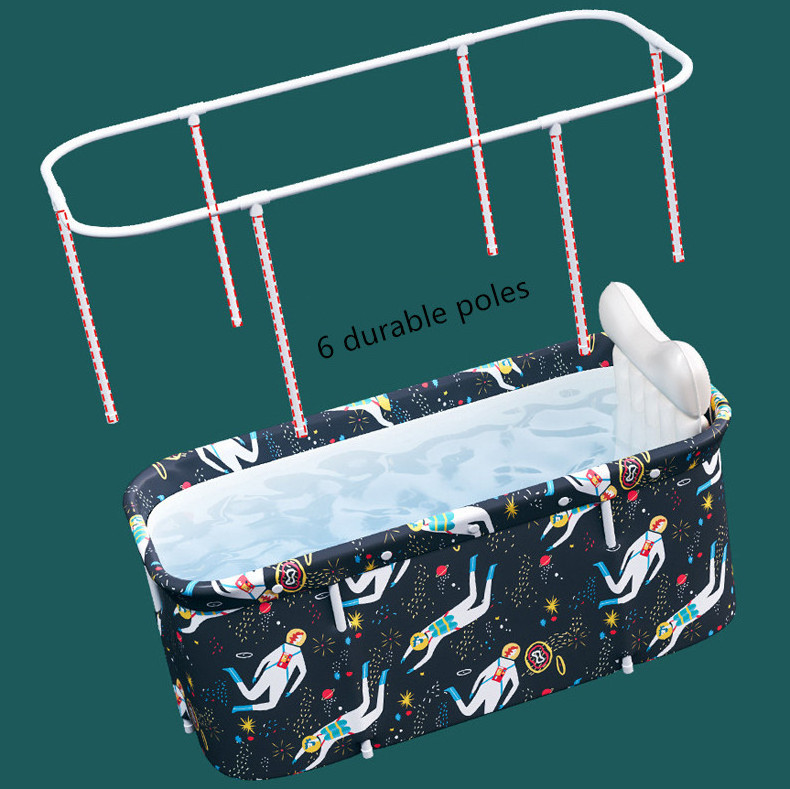 Portable Foldable Bathtub Thick Plastic Folding Bath Tub For Adults and kids