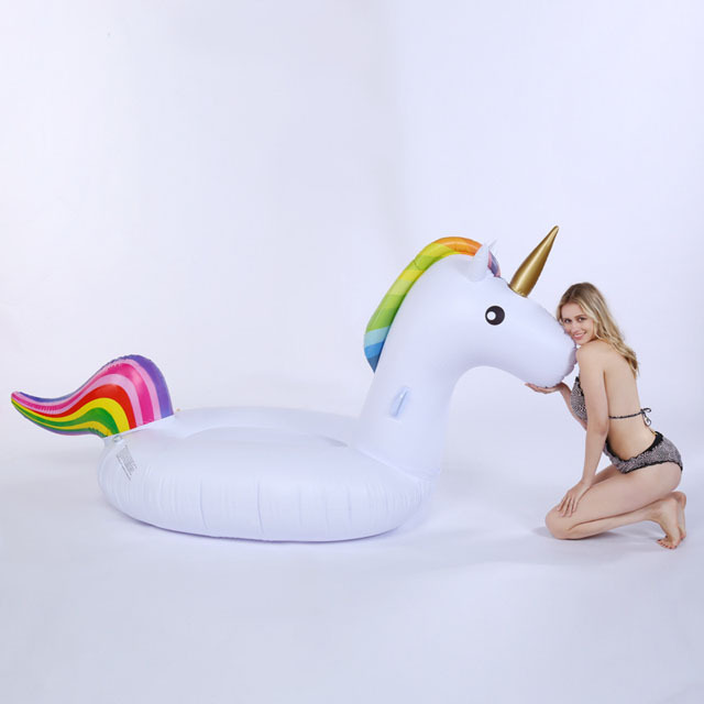 hot selling giant inflatable unicorn pool float inflatable unicorn rider for adults and kids