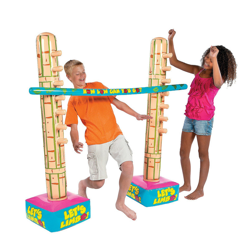 Indoor Outdoor Inflatable Limbo Game Interactive Dance Game For Kids Adults