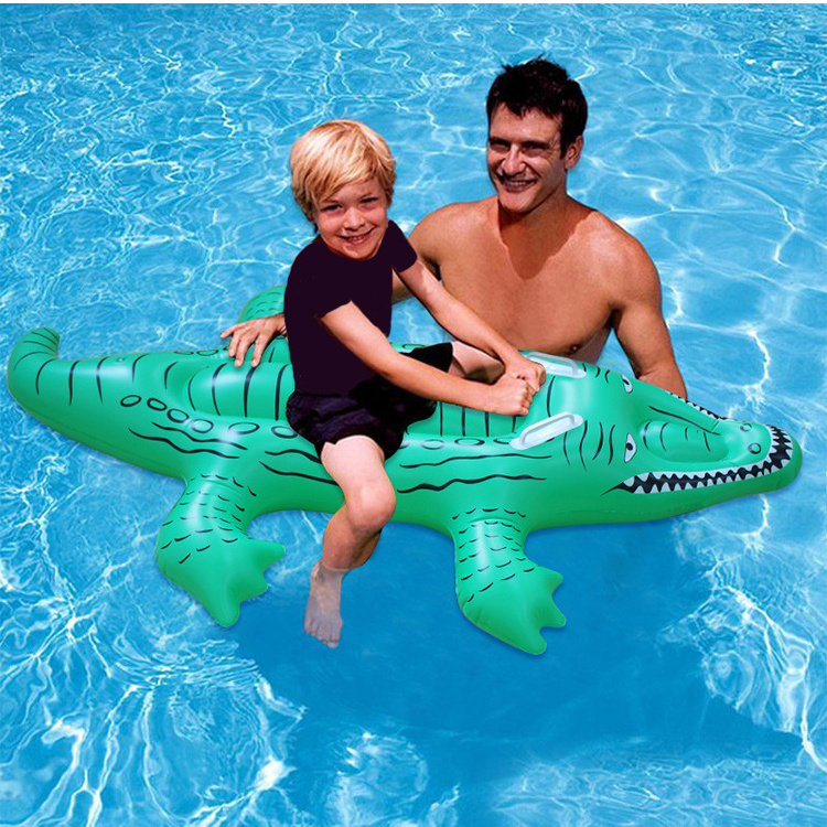 Hot selling Swim Giant Inflatable alligator Pool Float inflatable Crocodile swim pool float