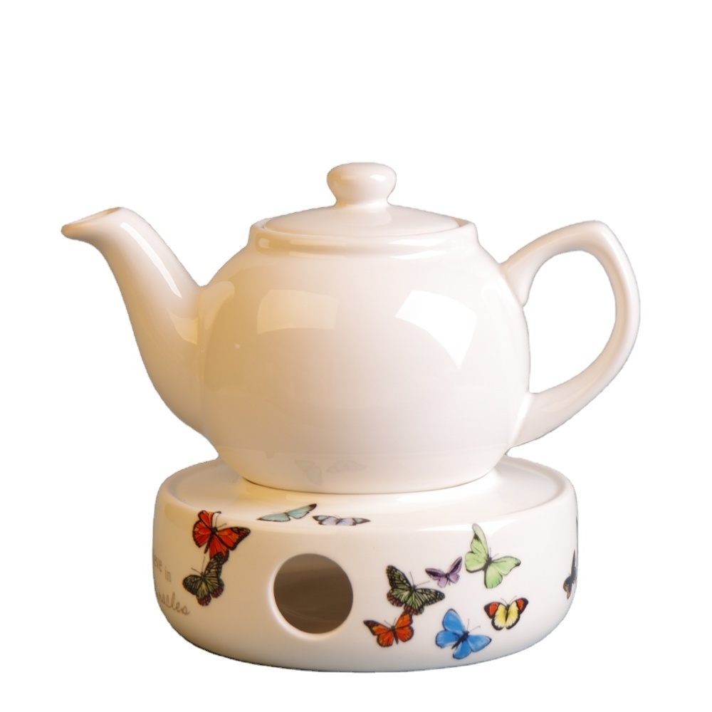 porcelain tea warmer teapot