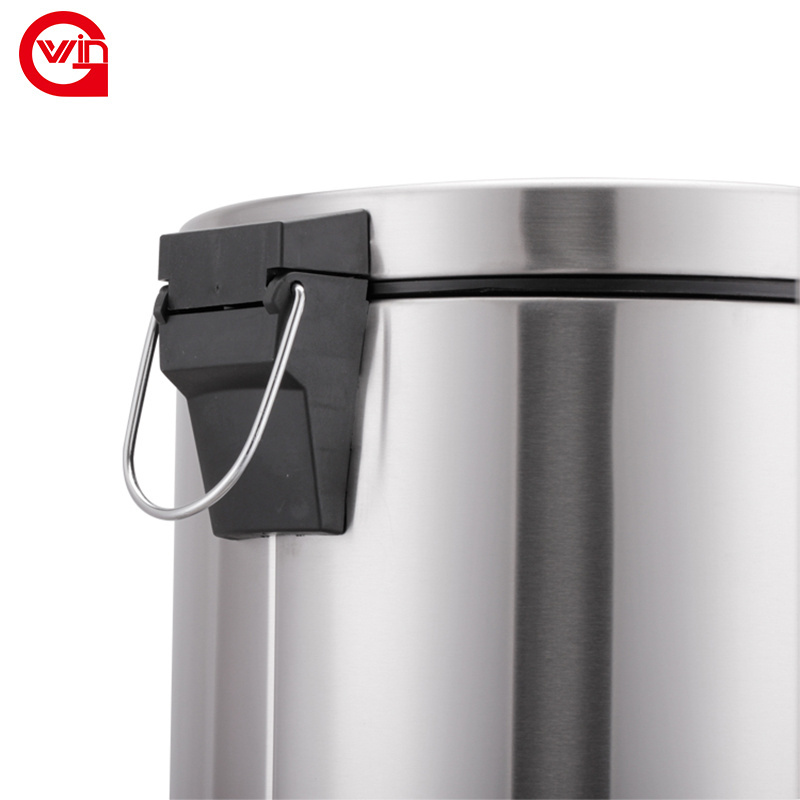 <Factory Price Stainless Steel Outdoor Garbage Sanitary Kitchen Indoor Trash Can