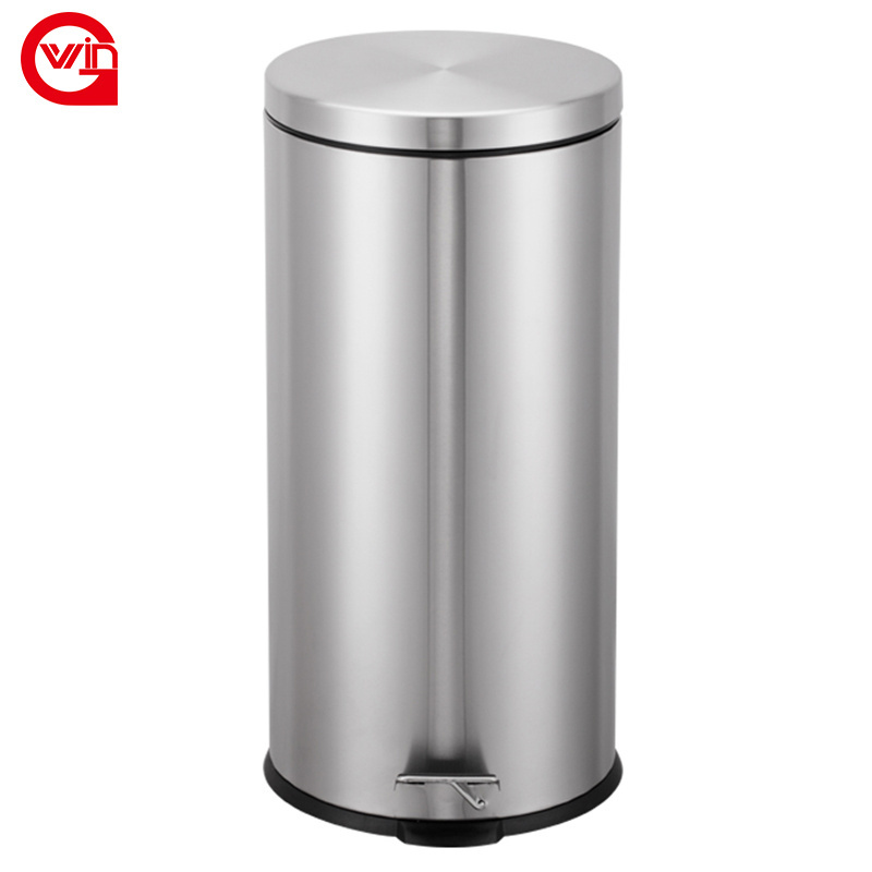 <Factory Price Stainless Steel Outdoor Garbage Sanitary Kitchen Indoor Trash Can