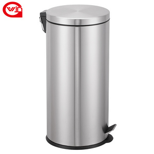 <Factory Price Stainless Steel Outdoor Garbage Sanitary Kitchen Indoor Trash Can