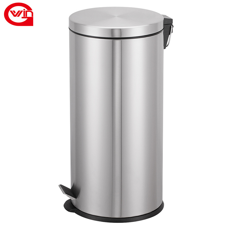 <Factory Price Stainless Steel Outdoor Garbage Sanitary Kitchen Indoor Trash Can