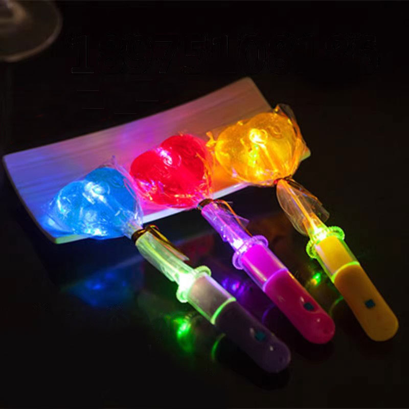 Custom Light Bonbon LED Sweets Glow Stick Lollipop Candy Toys Kids Lollipop