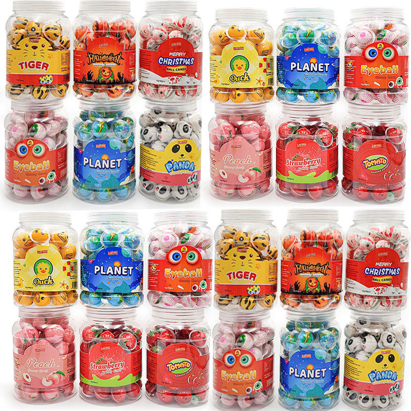 Custom  Confectionery Eye Gummy Candy Wholesale Eye Boll Jelly Candy For Kids